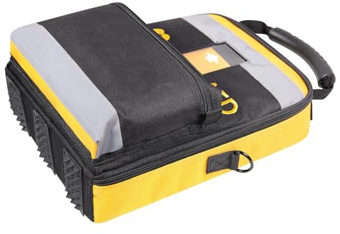 Tragbarer AED -Aufbewahrungsbeutel, Defibrillator -Beutel -Notfallinstrumentenbehälter mit verstellbaren Schultergurten und reflektierenden Streifen, für Zuhause, Büro, öffentliche Orte