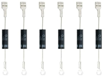 Lot de 2 diodes haute tension unidirectionnelles CL01-12 pour four à micro-ondes 12 kV 350 mA pour appareils ménagers et équipements électroniques généraux