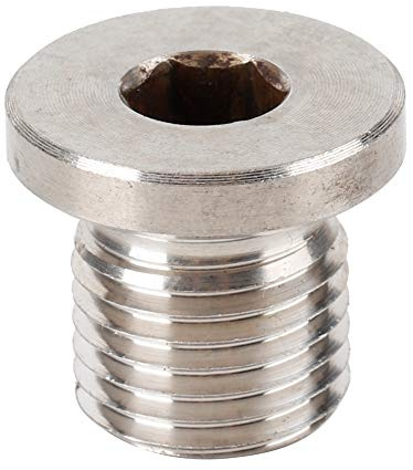 aqxreight M12x1,25mm Sauerstoffsensor-Ausbau-Stecker, Lambdasonde-Blindstecker, Abgasstopfen für Motorrad und Auto