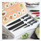 InnovaGoods - 4-teiliges Messerset Black Shark Swiss·Q Namiutsu, Hochpräzises Schneiden, Ergonomischer Griff, Antihaft-Keramikbeschichtung, Schwarz, Kunststoff