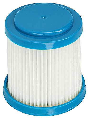 vhbw filtro compatibile con Black & Decker SVJ520B, SVJ520BFS, SVJ520BFSP aspirapolvere - filtro HEPA/a pieghe piatte bianco/blu - Sostituisce 90606058-01, VPFE 20, VPFE20