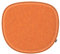 Feltd. Eco Filz Kissen geeignet für Hay - Neu Chair 13-29 Farben - optional inkl. Antirutsch und gepolstert! (orange)