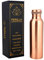 Copper Water Bottle Plain Leak Proof 100% Pure - An Ayurvedic Copper Vessel - Drink More Water And Enjoy The Health Benefits Immediately/Yoga Bottle