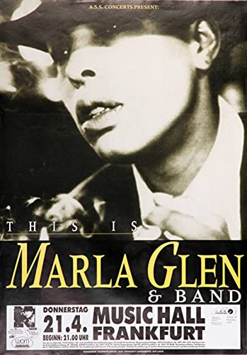 Premium Poster/Plakat | DIN A1 | Wanddeko | Live Konzert Veranstaltung » Marla Glen & Band - This is, Frankfurt 1991 «
