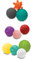 INFANTINO Textured Multi Ball Set - Textured Ball Set Toy for Sensory Exploration and Engagement for Ages 6 Months and up, 10 Piece Set