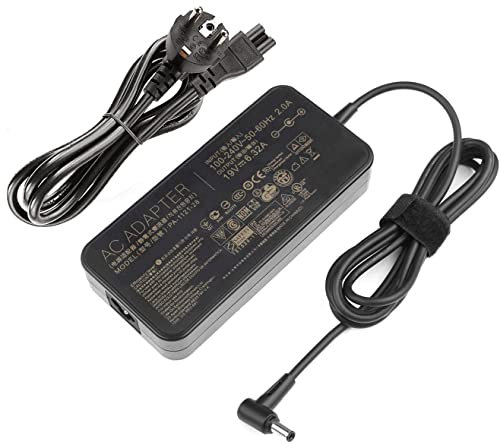 19V 6,32A 120W Cargador PA-1121-28 ADP-120RH A15-120P1A Adaptador Compatible para ASUS Vivobook N750 N50 G50 N53S N55 FX504 UX510UW N56J N56VM N56VZ Poder de la computadora portátil Suministro