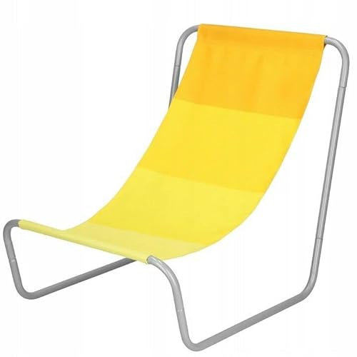 Liegestuhl Gartenliegestuhl Sonnenliege Strandliege Klappbar Stuhl + Tasche (Orange), One Size, 123
