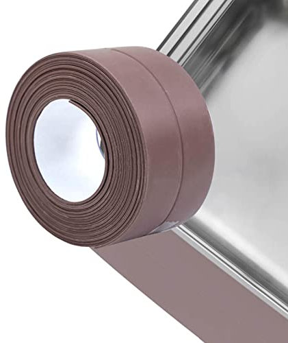 Caulk Klebeband selbstklebend | PVC-selbstklebendes dekoratives Dichtungsband | Badewanne und Wanddichtband Caulk Dichtung, Duschdichtung für Badezimmer Toilette Bodenbelag