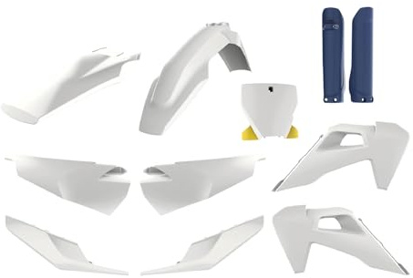 POLISPORT 91098 - Polisport MX Plastic Replica Kit for those looking for OEM quality for Husqvarna motorcycles in OEM colour