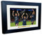 2022/23 Lionel Messi Neymar Junior Kylian Mbappe Paris Saint-Germain PSG signiert 30,5 x 20,3 cm A4 Foto Bilderrahmen Fußball Fußball Poster Geschenk