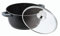 Kochtopf 10 L Suppentopf Aluminiumguss Antihaft Milchtopf Induktion Schmortopf 32 cm mit Glasdeckel Bratentopf