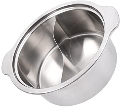 Yardenfun Robustes Hot Pot Becken Suppentopf Edelstahl Hotpot Küchenbedarf Einfach Zu Bedienen