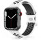 Meliya Correa para Apple Watch 44mm 40mm 45mm 41mm 42mm 38mm,Deportiva Silicona Colorido Suave Pulseras de Repuesto para iWatch Series 8 7 SE 6 5 4 3 2 1 Hombre y Mujer(42mm/44mm/45mm,Blanco Negro)