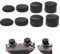 8 Piezas Mando Joystick Pulgar Grips Stick Cap para PS5 PS4 PS3 PS2 Xbox One 360,Recambio Silicona Analog Thumb Grip Stick Cover,Juego Mango Protector Accesorios
