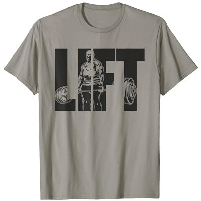 Lift - Ronnie Coleman, Bodybuilding Gym Fitness Motivierend T-Shirt