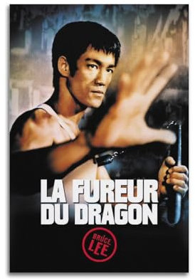 DATOZA Bruce Lee Action Movie Poster Dekorative Malerei Leinwand Wandkunst Wohnzimmer Poster Schlafzimmer Malerei,Wandkunst Bilddruck Moderne Familienzimmer Dekor 12x18inch(30x45cm)