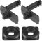 VekAuto 2 Kits De Fixation De Tapis De Sol Pour Voiture Compatible pour Honda Et pour Acura, Clips De Fixation De Tapis En Plastique Noir Antidérapant Et Durable