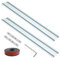 199140-0 2 * 39Track Saw Guide Rails for makita Track Saw.Includes 2 PCS 39 for makita Track Saw Guide Rails, 2 Guide Rail Connectors and 110In Guide Rail Splinter Guard Replacement Strip