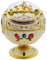 XBHGSY Cendrier Sur Pied Extérieur Original Cendrier Avec Couvercle Coupe Vent Ménage Rond Sphérique Cendrier Décoratif En Métal Style A