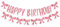 Happy Birthday Girlande Glänzendes 4.8m Rosa Glitzer Schleife Happy Birthday Banner Geburtstagsdeko für Damen Mädchen Babyparty Geburtstagsfeier Innen- und Außenbereich Hintergrunddekoration