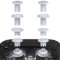 eXtremeRate ThumbsGear V3 Joysticks pour ps5 Controller pour ps4 Manette,Stick Analogique de Remplacement pour ps5 Manette,Joysticks Interchangeable pour ps4 Controller-Blanc(10PCS)