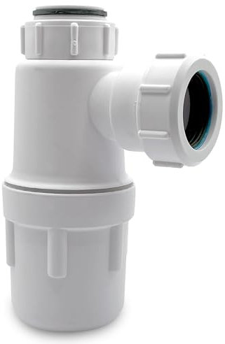 CranPlas | 32mm Sink Trap | Effortless Installation | Universal UK Pipe Fit | Durable & Leak-Proof | Hygenic Waste Management | Heat Tested