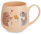 NICI-Taza mymochi Friends for Life de 400 ml, 8 x 9 cm, Beis, con asa, de Porcelana, Bebidas frías y Calientes, café, té, Leche, Cacao, 61827, Color Beige, 8x9cm