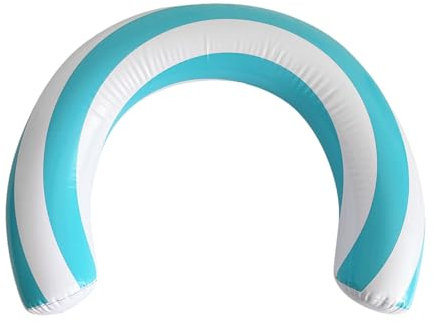 Galleggianti per piscina, gonfiabili, per adulti, con rete centrale per prendere il sole in piscina