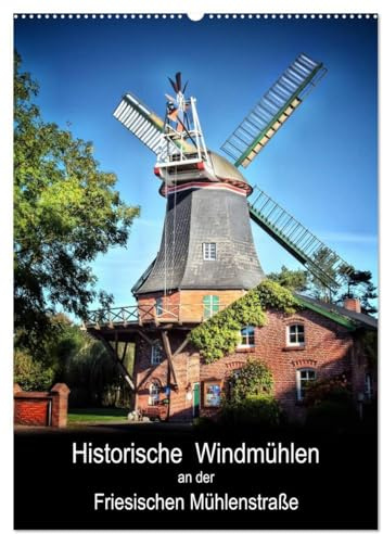 Historische Windmühlen an der Friesischen Mühlenstraße/Geburtstagsplaner (Wandkalender 2026 DIN A2 hoch), CALVENDO Monatskalender: Peter Roder ... Mühlenstraße. (CALVENDO Technologie)