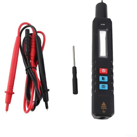 Multimetro formato A40 Pen con termometro a infrarossi da 20 a 380 C e rilevamento di fili in tensione per uso domestico e in laboratorio