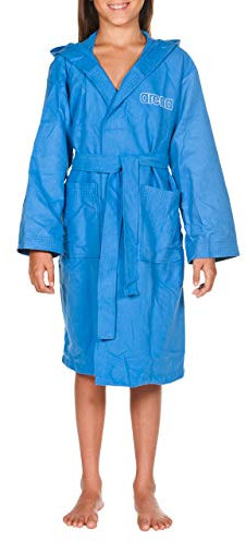 ARENA G Zeals Junior, Accappatoio In Microfibra Bambine E Ragazze, Blu (Royal/White), 6-7 anni