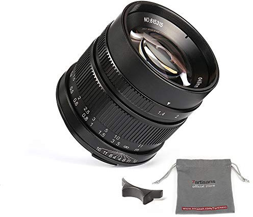 7Artisans 55 mm F1.4 APS-C Manuel Objectif Fixe pour M4/3 Mont appareils Photo Panasonic G1 G2 G3 G4 G5 G6 G7 GF1 GF2 GF3 GF5 GF6 GM1 Olympus Emp1 Epm2 E-PL1 E-PL2 E-PL3 E-PL5