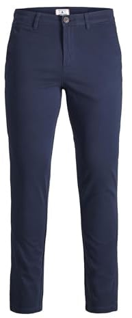 Jack & Jones JPSTMARCO JJBOWIE Noos Pantalon, Bleu (Navy Blazer Navy Blazer), W32/L36 (Taille Fabricant: 32) Homme
