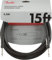 Fender Professional Series Instrument Cable 15ft,4.5m, Engineered to Avoid Twisting, Straight-to-Straight Connectors, Black