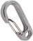 POWERTOOL Outdoor Climbing Keychain,1PCS Titanium Alloy Key Ring D-Ring Mountaineering Hook Keychain(Silver)