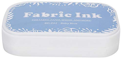 HEEPDD DIY Stempel Stempelkissen, Bunte Mehrzweck Vintage Schwamm Schedule Book Scrapbook Stempel Stempelkissen Malerei[Hellblau] Stempelkissen