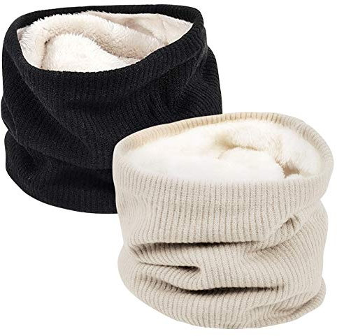 Chalier Fashion Damen Wollschal Pelzig und Hautfreundlich Weicher Winter schal Einfarbig Warme Quaste Damen schal Perfektes Weihnachts und Geburtstagsgeschenk für Frauen