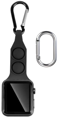 Watch Band Compatible with Apple Watch Necklace Fob Clip on Keychain Pendant Lanyard Carabiner Pocket Watch Case Chain Arm/Ankle Adapter Holder Badge Belt clip Nurse Strap Iwatch Necklace Women Men