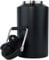 Kerilyn Insulated Jug with Handle, One Gallon, 128oz Stainless Steel, Large Double Vacuum Water Bottle for Hot & Cold Drinks, Wide Mouth, Sweat Proof, Great for Travel, Hiking & Camping, Black