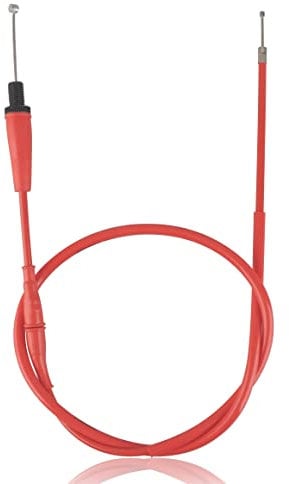 nibbi Motorcycle Throttle Cable Outbit Throttle Cable, Size M10 110 cm Go Kart Accelerator Pedal Cable, Universal Motorcycle Accelerator Cable for Minibike Yamaha TaoTao Kymco