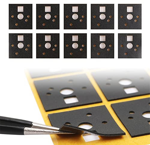 120 Stück Mechanische Tastatur Schalter Aufkleber Schalter Stabilisator für Gaming-Tastatur, Geräuschdämpfer Schaumstoff Schallreduzierung Isolierung Schalter Film für Schalter Stabilisator (PE)