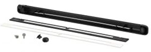 Kit simple entrée d'air réglable 30m³ + Cache vis + Vis NICOLL - Noir - 1KVR130N