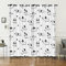 HOSIMA Hund Vorhänge Blickdicht Gardinen Mit Ösen,2-Set 140x245cm Prägnant Niedlich Leichte & weiche Verdunklungsvorhänge für Wohnzimmer Kinderzimmer Jugendzimmer(Hund 140x245cm)