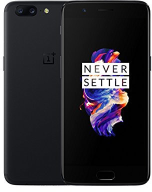 OnePlus 5 A5000 - Black - 8GB RAM + 128 GB - 5.5 inch - International Version (Black) (Reconditionné)