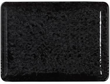 WAS Germany Teller, flach, 23 x 17 cm, Set á 6 Stück, night, Porzellan