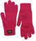 Superdry Damen Klassische Strickhandschuhe Handschuhe, rosa Pfau, S-M