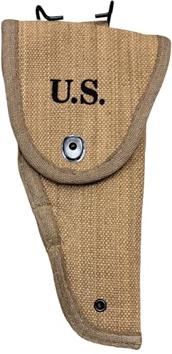 US-Reproduktion .45 1911 (Colt) Halbautomatische Pistole Leinwand Holster-Khaki