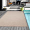 Mia´s Teppiche Tulsa - Outdoor-Teppich für Terrasse und Balkon - Wetterfest, UV-Beständig, Wasserabweisend, Pflegeleicht, Robust und Strapazierfähig, Beige, 140 x 200 cm