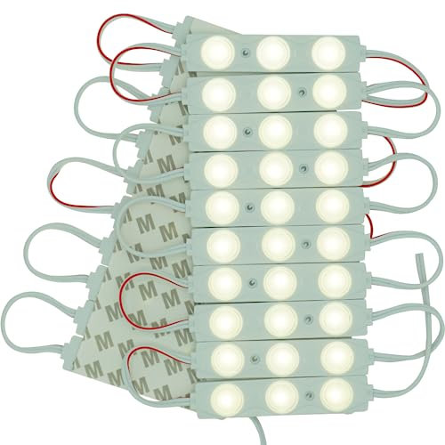 VIMLED 12V LED Einspritzmodule – 20 Stück à 1,4 W / 130 lm in neutralweiß – IP67 wasserfeste SMD LED Injektion Module zur Beleuchtung für Lichtwerbung, Ambiente oder als Arbeitslicht
