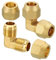 PATIKIL 5/8 x 5/8 Ottone Tubo Raccordo, 2pz Svasato 90 Gradi Gomito Tubo Raccordo Tubo Adattatore Connettore con Dado per Aria Condizionatore Refrigerazione Idraulica